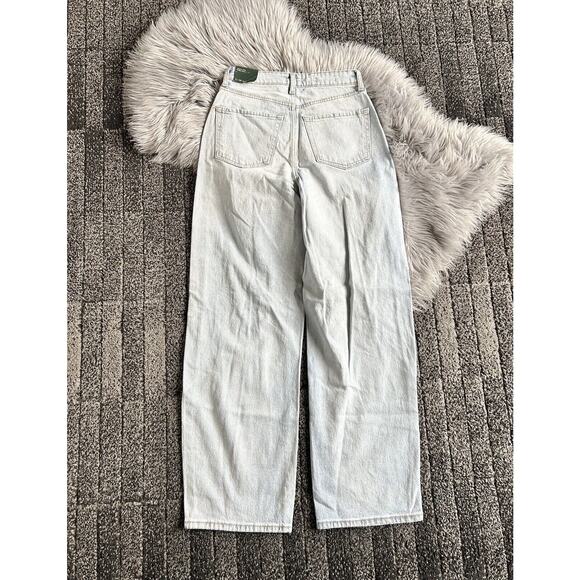 Wild Fable Women's Super-High Rise Baggy Distressed Jeans Light Wash - Size 2 - Picture 4 of 4